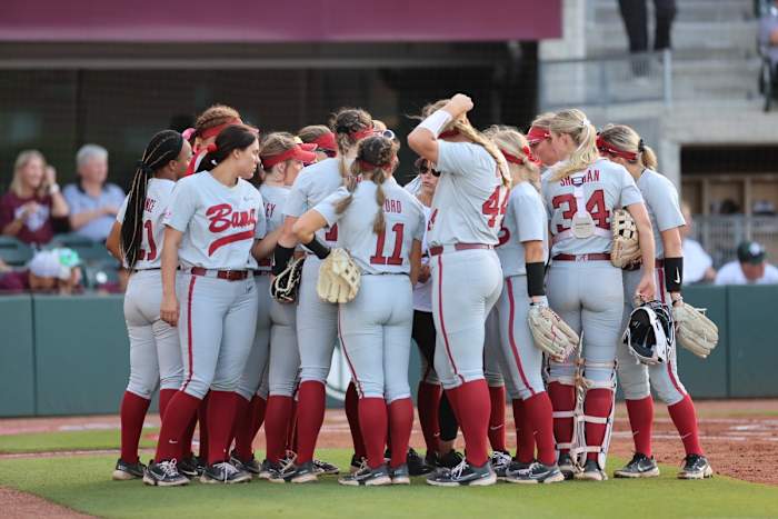 Alabama softball at Texas A&M
